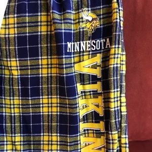 MN Vikings flannel pants